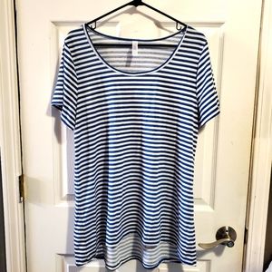 LulaRoe Size XL  Blue Stripe